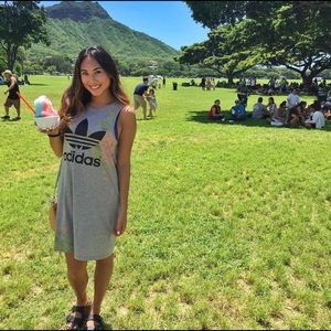 Adidas Logo Floral Dress